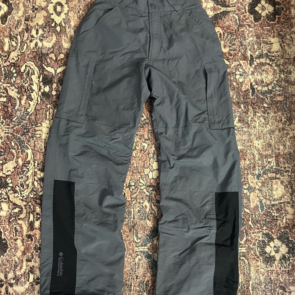 Women’s Gray and Black Snow Pants
